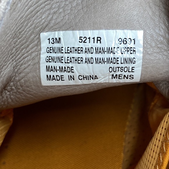 Timberland EK Front Country Men Boots 5211R Travel Beige Leather Size 13 M - Picture 10 of 11